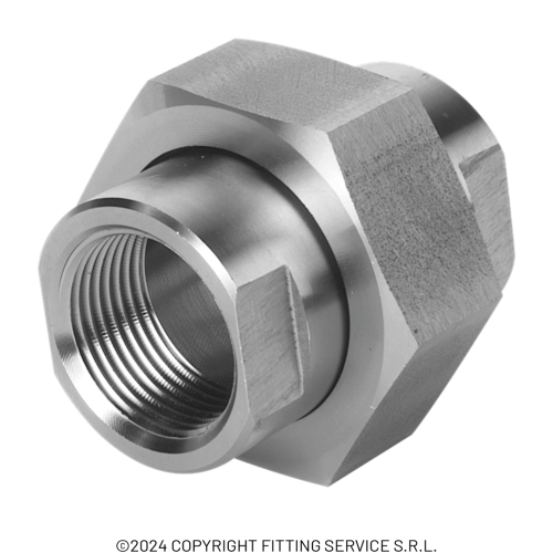 Bocchettone tornito F/F – sede conica Bocchettone tornito F/F – sede conica