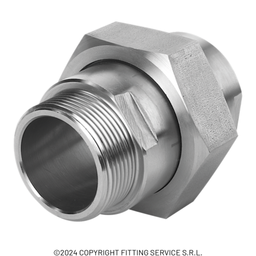 Bocchettone tornito M/F – sede conica Bocchettone tornito M/F – sede conica
