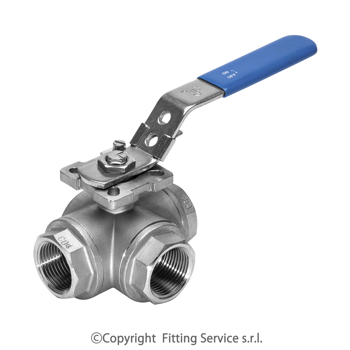 Three way ball valve L type Fitting Service