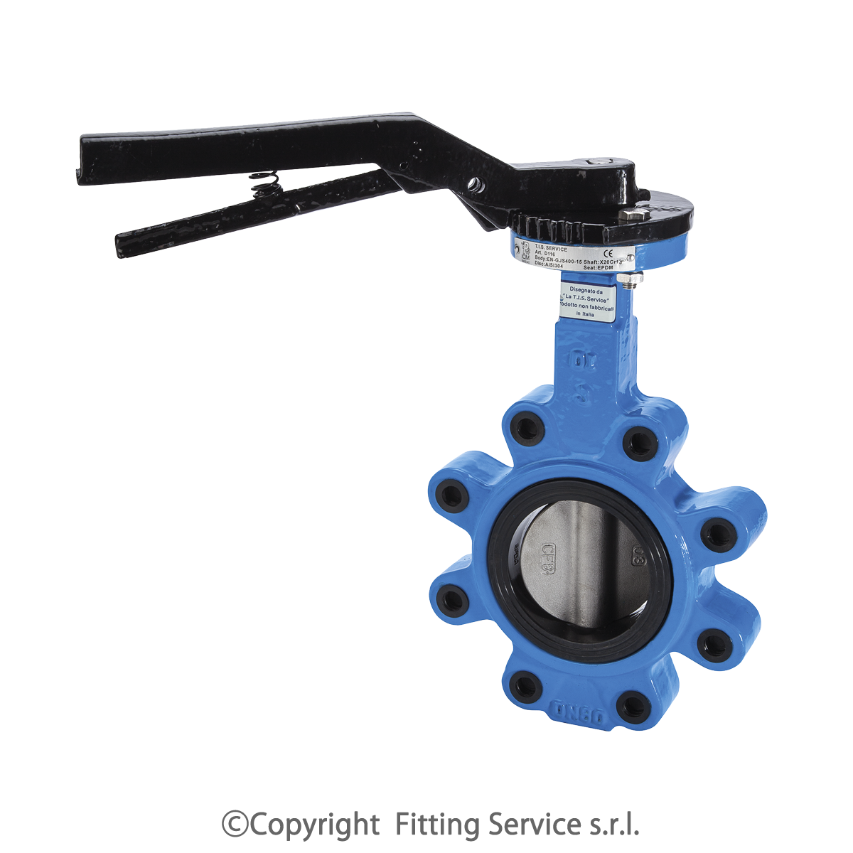 Valvola a farfalla tipo LUG corpo GHISA Fitting Service