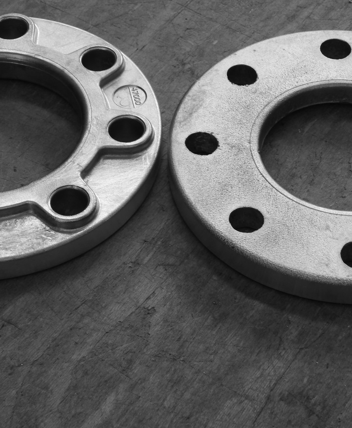 Aluminium flanges