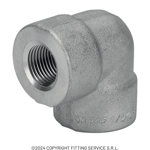 Gomito 90 gradi F/F serie 3000 NPT Gomito 90 gradi F/F serie 3000 NPT
